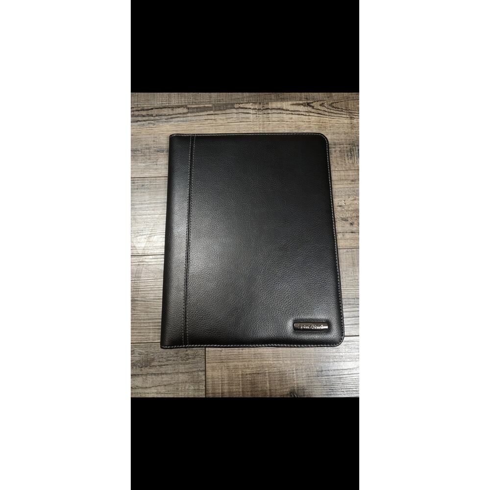 Black Samsonite portfolio notepad with calculator   b4